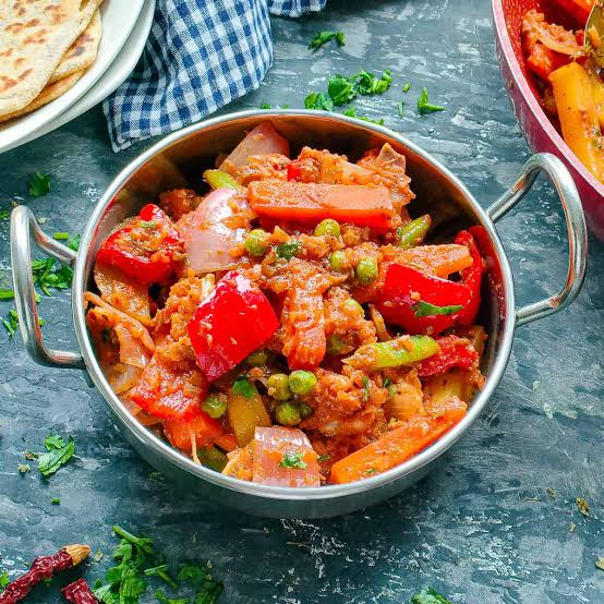 Mixed veg kadai roast