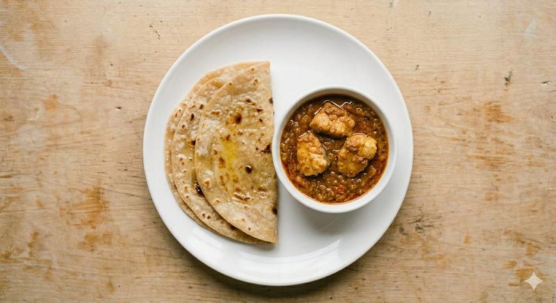 Butter Chapathi + Lahori fish currry (boneless)