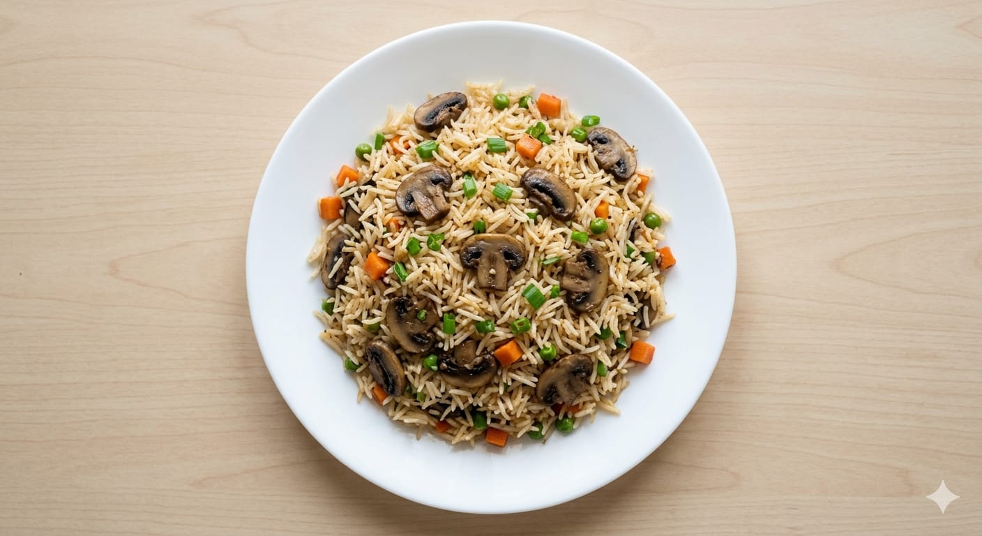 Mushroom Fried Rice