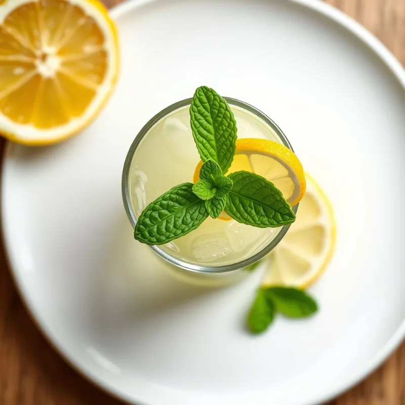 mint lemon juice