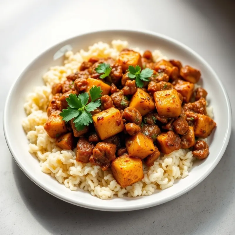 Soya & Paneer Scramble
