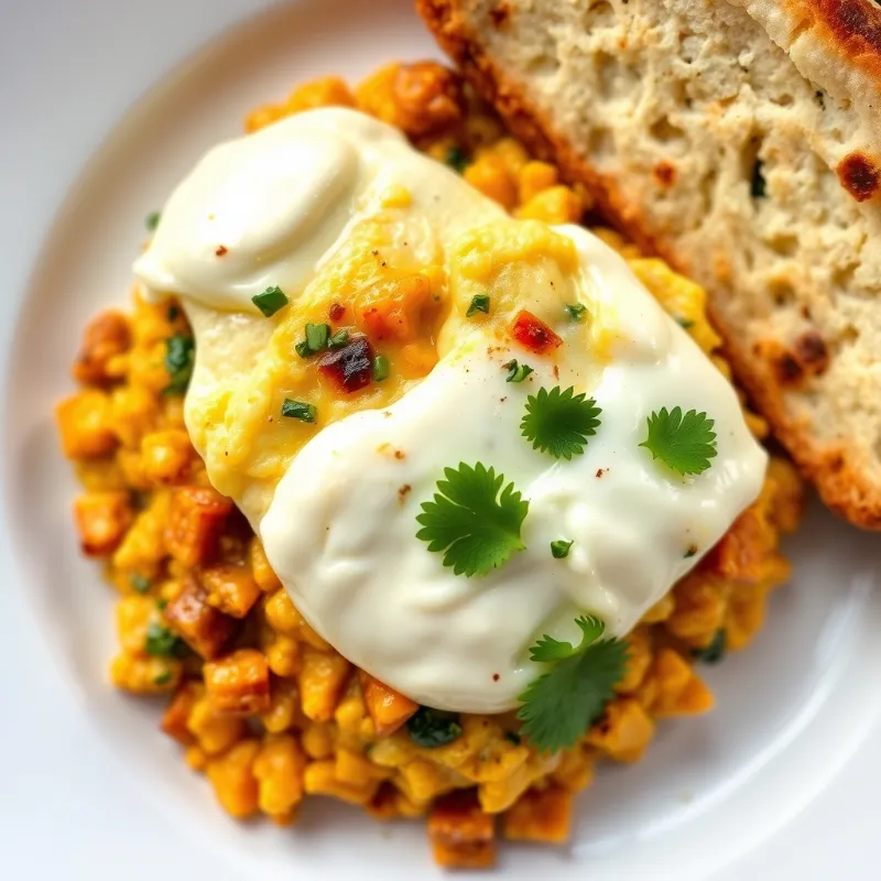 Soya & Paneer Scramble
