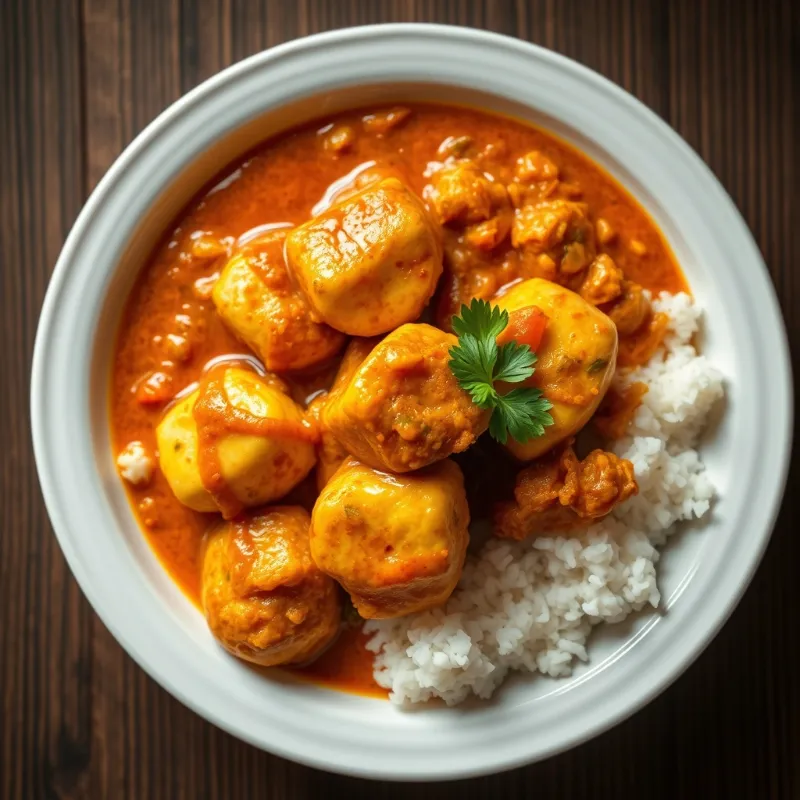 Afghani panneer curry