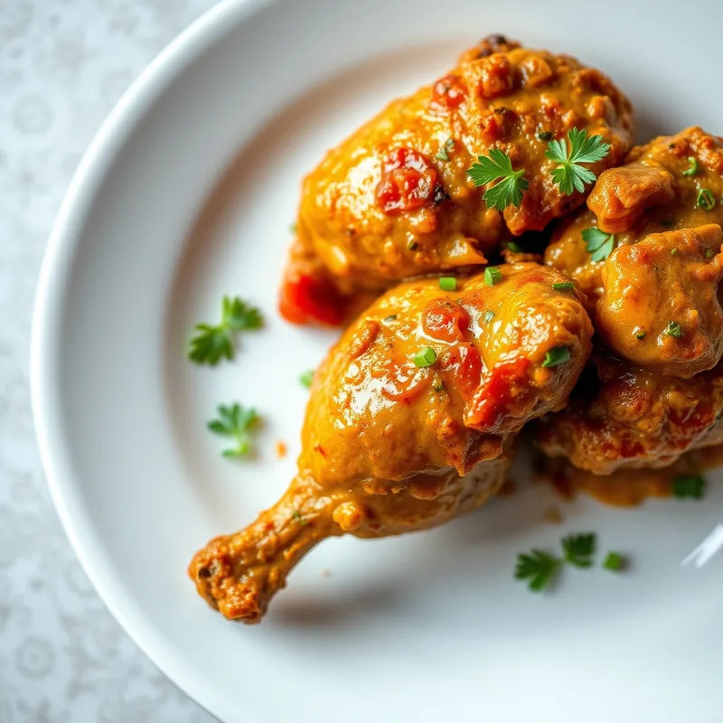 Chicken ghee roast