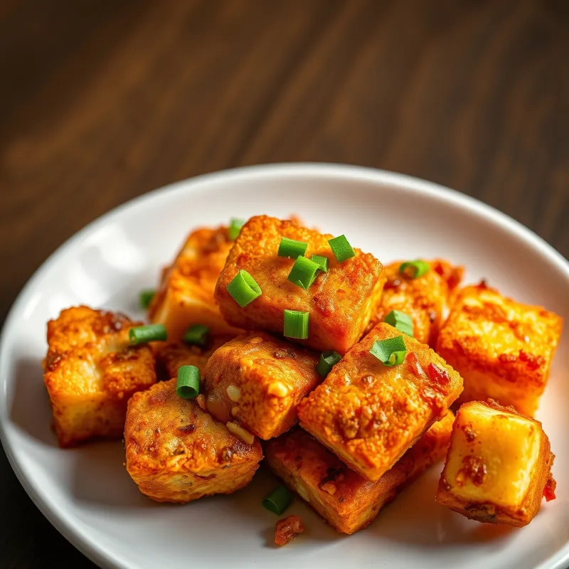 Fried Paneer Schezwan