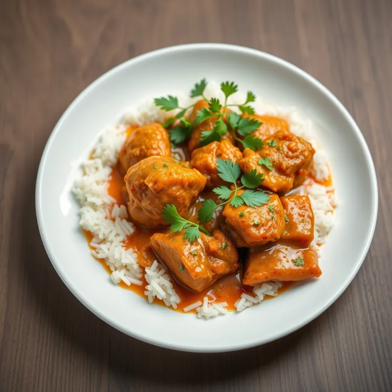 Afghani chicken curry