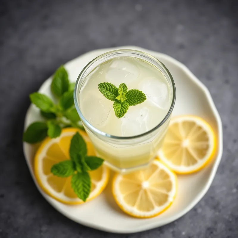lemon mint juice