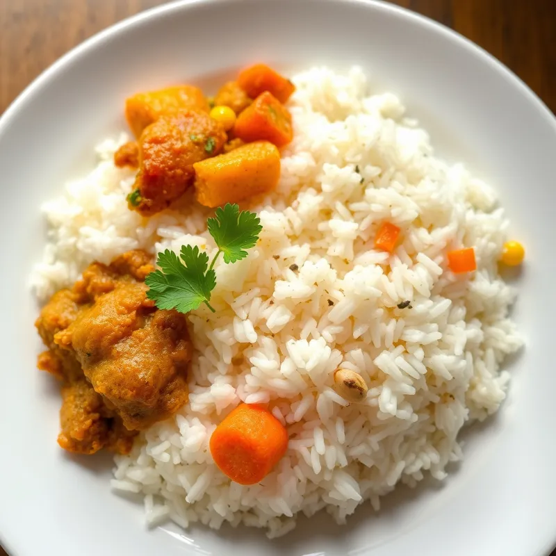 Rice + Babycorn Kurumelagu + Carrot Thoran + Dal Fry