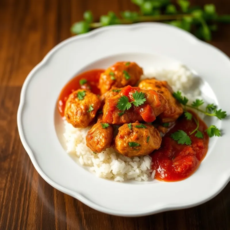 Chicken Madbhut + Tomato Chutney