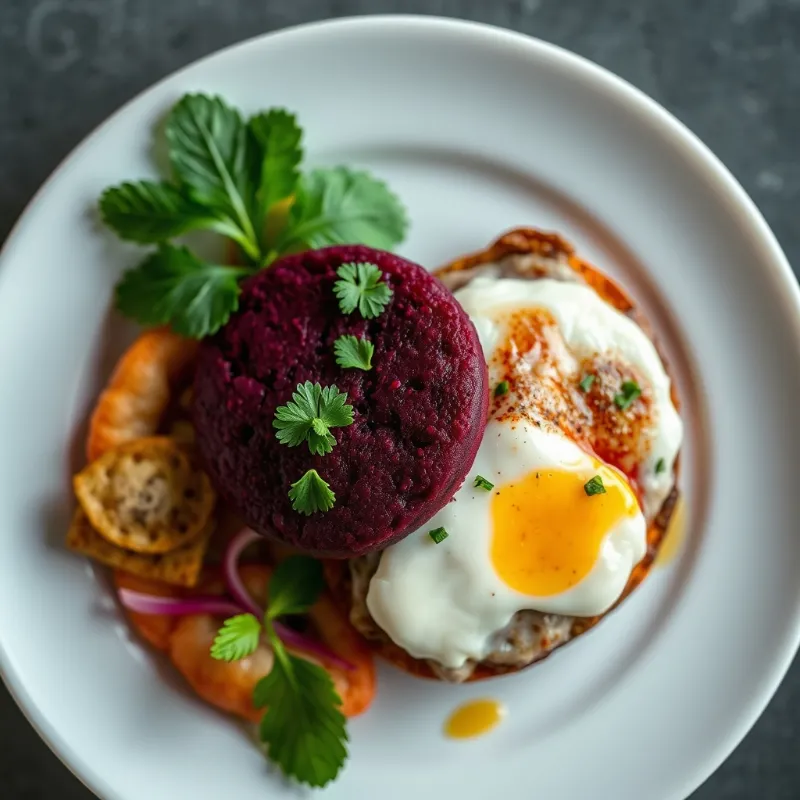 Beetroot Poori + Kadhai Paneer
