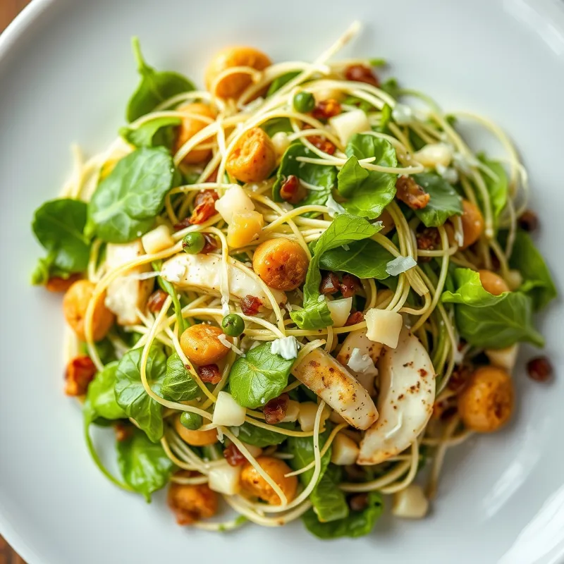 Aval coconut + Sprouts Salad