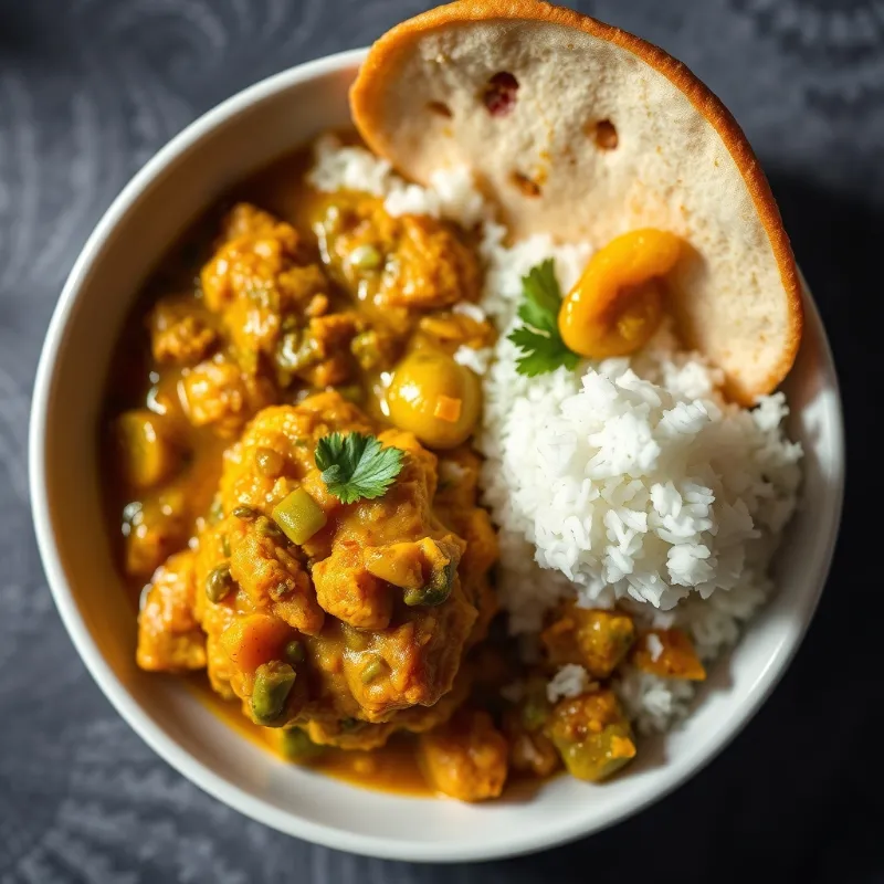 Mor Milagai + green dal kanji + Mango pickle