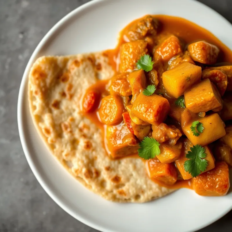 Chapathi + Nagercoil Vegetable Curry