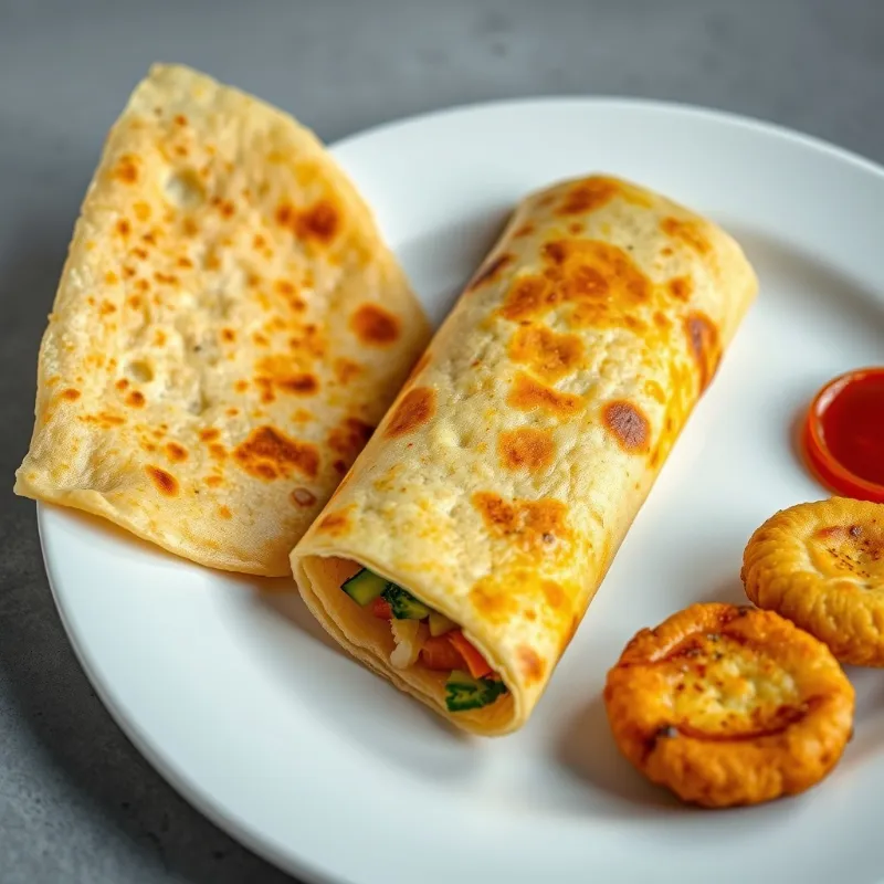 Raggi dosa + Veg Paaya + Onion Fritters