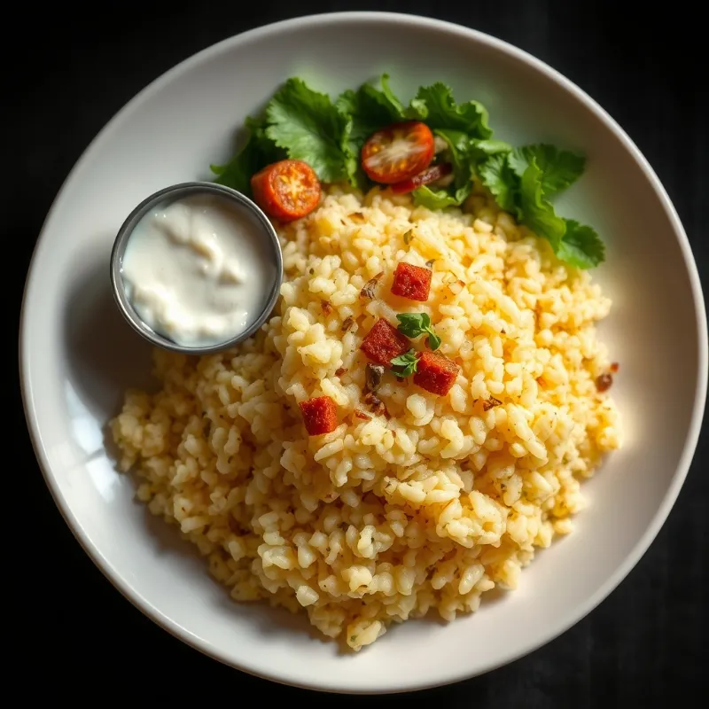 Rava Upma + Coconut Chutney + Green Salad