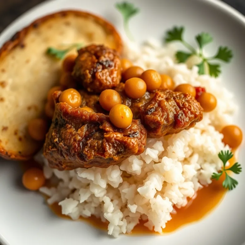 Aval Coconut + chick peas roast
