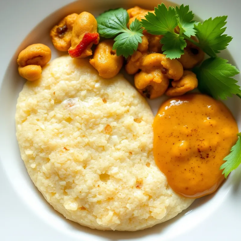 Millet Idly + Urulakizhangu Mappas + Peanut Chutney