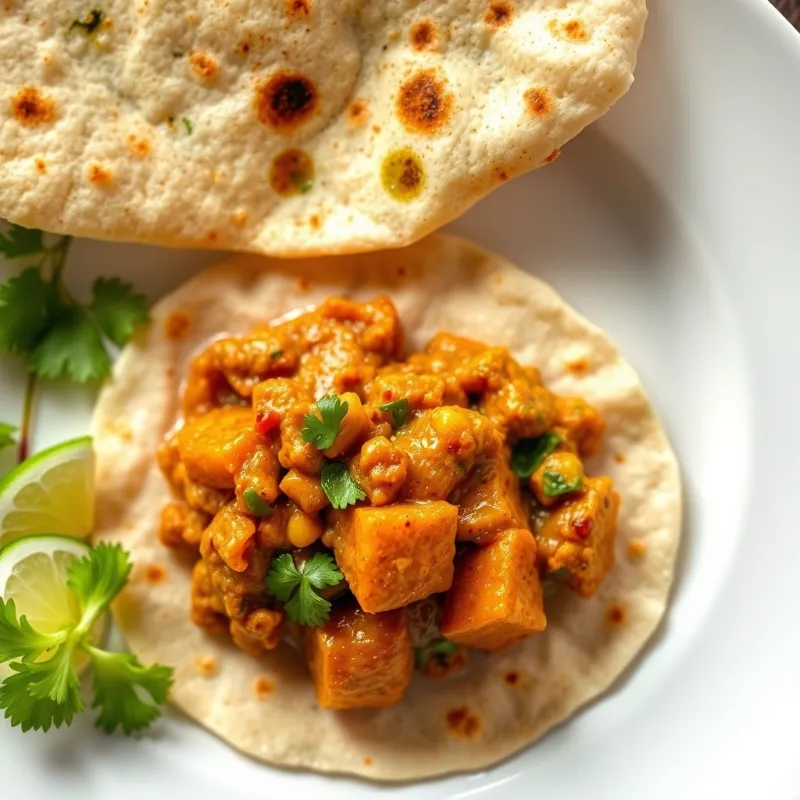 Chapathi + Chettinad Veg Masala