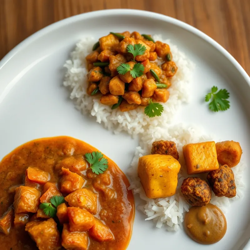 Karuppu Eluu Kaldosa + Kadala Curry + Soya Chunks Bhurji + Peanut Chutney