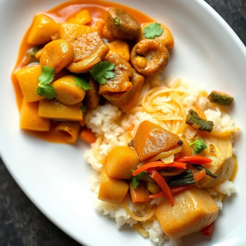 chow chow kootu + mushroom Chukka + Vegetable satti soru