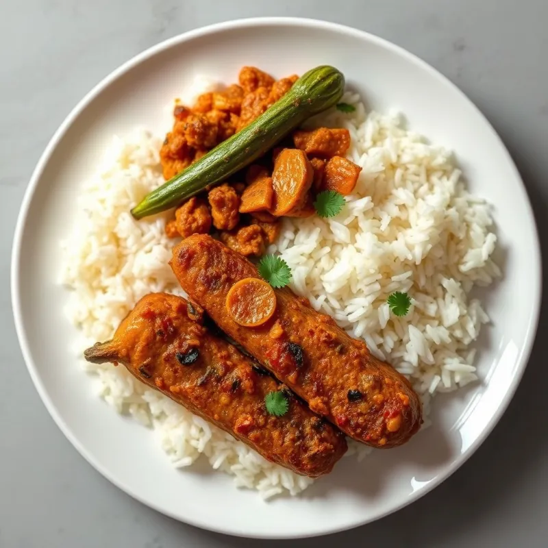 Rice + Ghee Dal Fry + Okra 65
