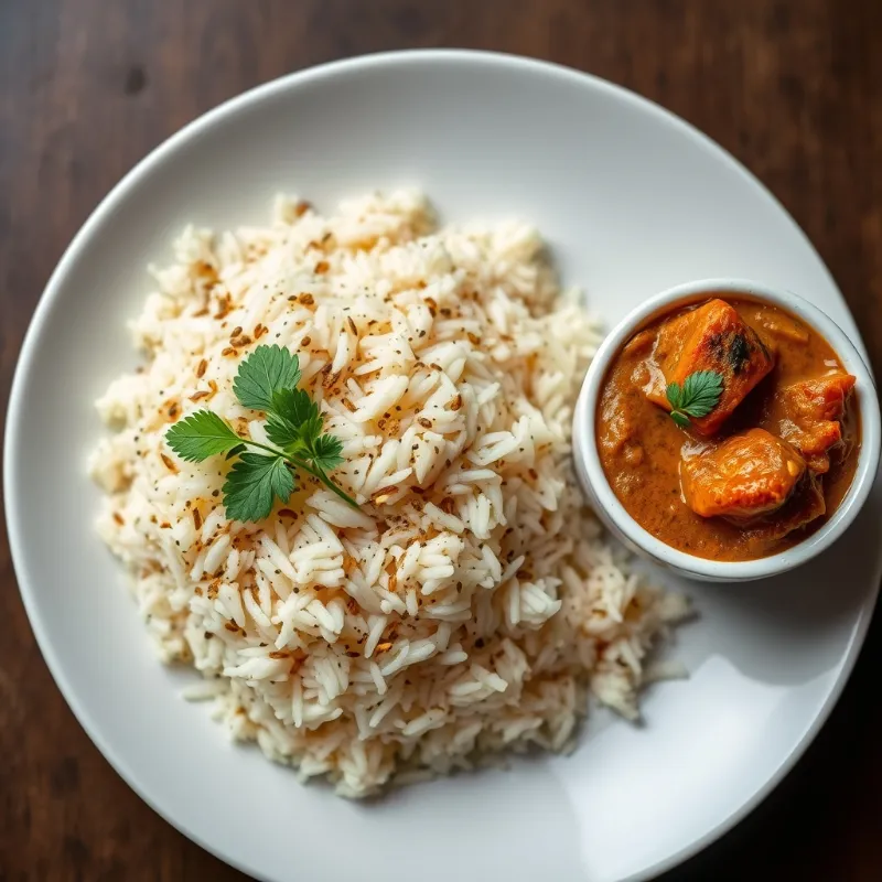 Jeera Rice + Dal Makhani + Dhaba Jeera Aloo