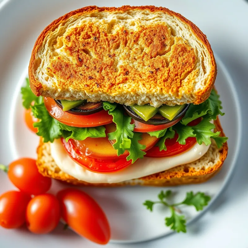 Veg Club Sandwich