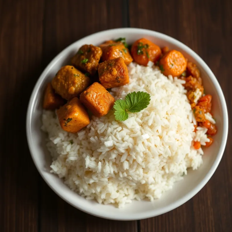 Rice + Gobi Pallipalayam + Paavakai Poriyal