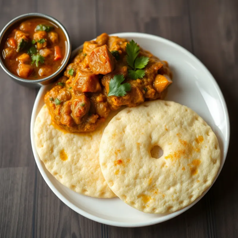 Moong Dal Idly + Chennai Style Vegetable Curry